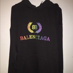 Rainbow Balenciaga Hoodie